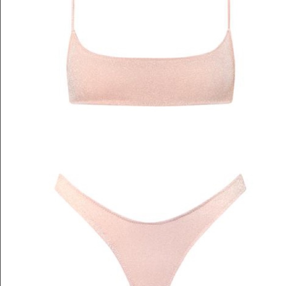 Triangl Mica sparkly rose pink bikini